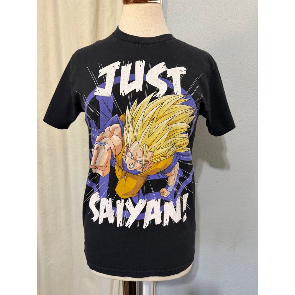 Dragon Ball Z Gohan Just Saiyan Graphic Tee S Black Ripple Junction Japanese